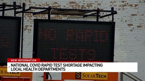 rapid testing shortage